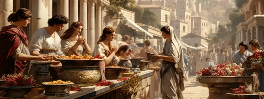 Le origini della pizza: Egitto, Grecia, Roma.